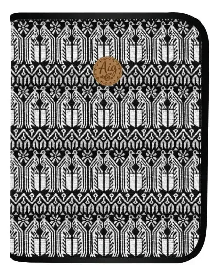 Fichário Universitário Bird Preto E Branco