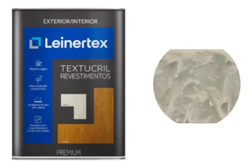 Revestimento Acrílico Textura Ambientes Internos E Externos Cor Castanha