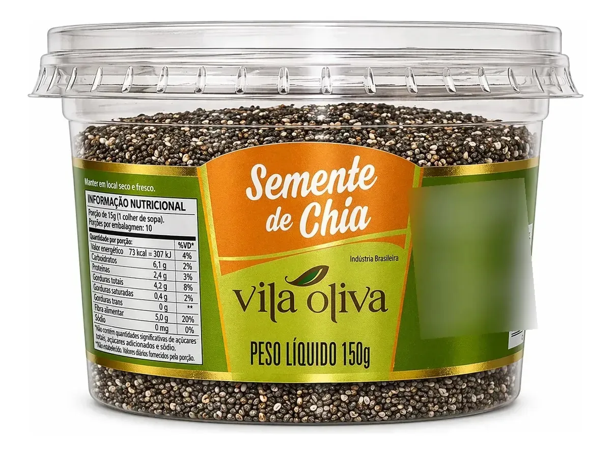 Semente De Chia Vila Oliva 150g