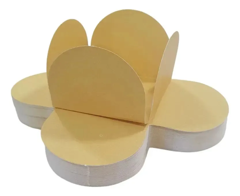 Forminha 4 Petalas Bege Cod 1094