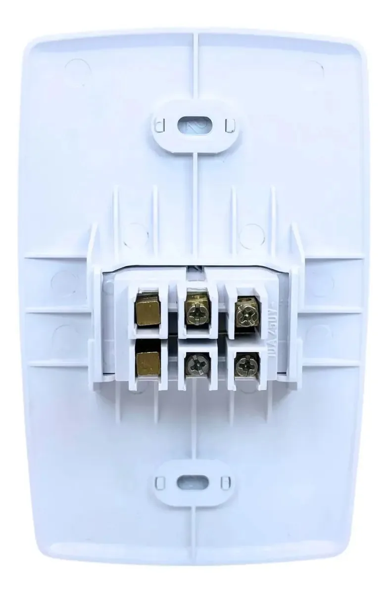 Tomadas E Interruptores 10/20a Linha Mármore Branco Radial 1 Tecla Bipolar Simples 10a