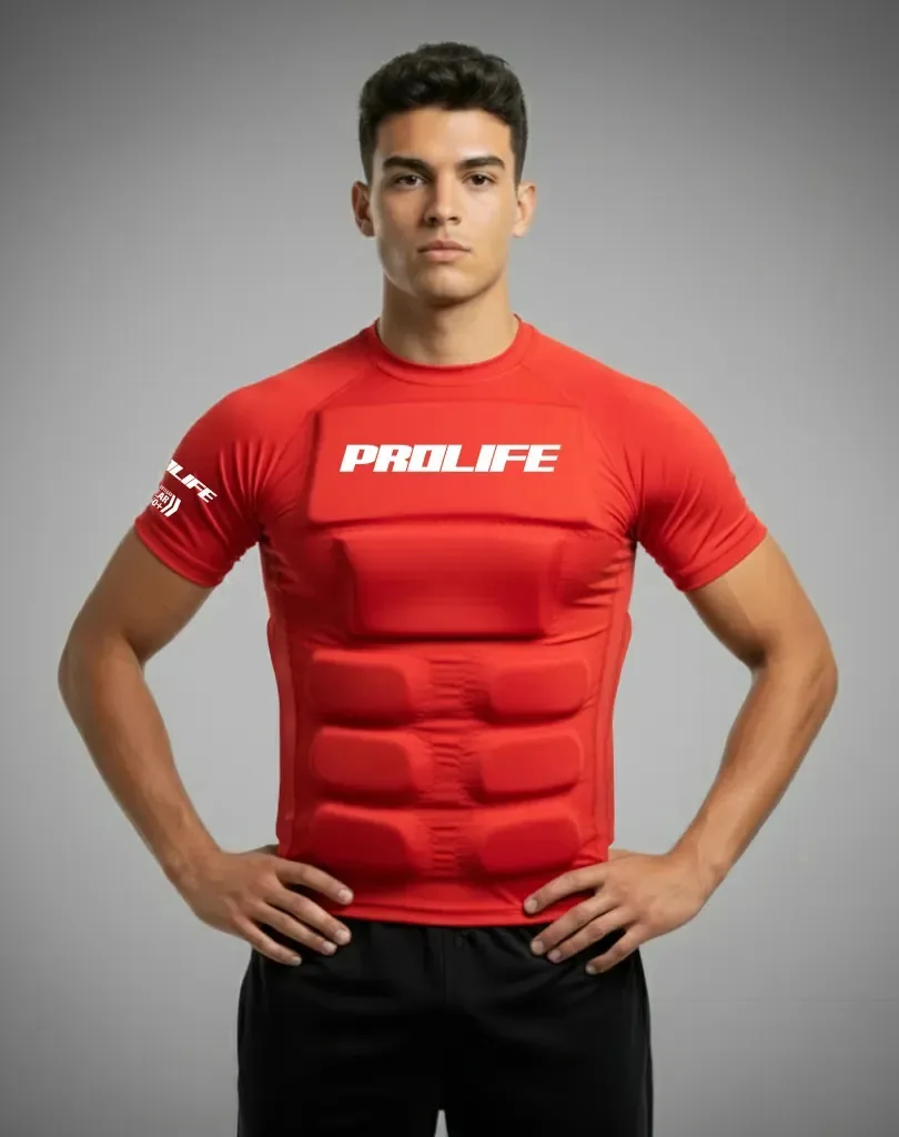 Colete Kite Surf Kitesurf Natação Wake Flutuador Prolife Uv Cor Vermelho Tamanho P (de 55kg A 70kg)