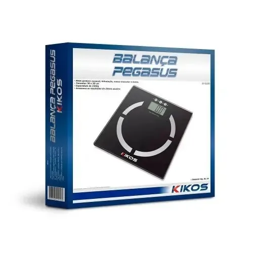 Balança Digital Pegasus Kikos Preto