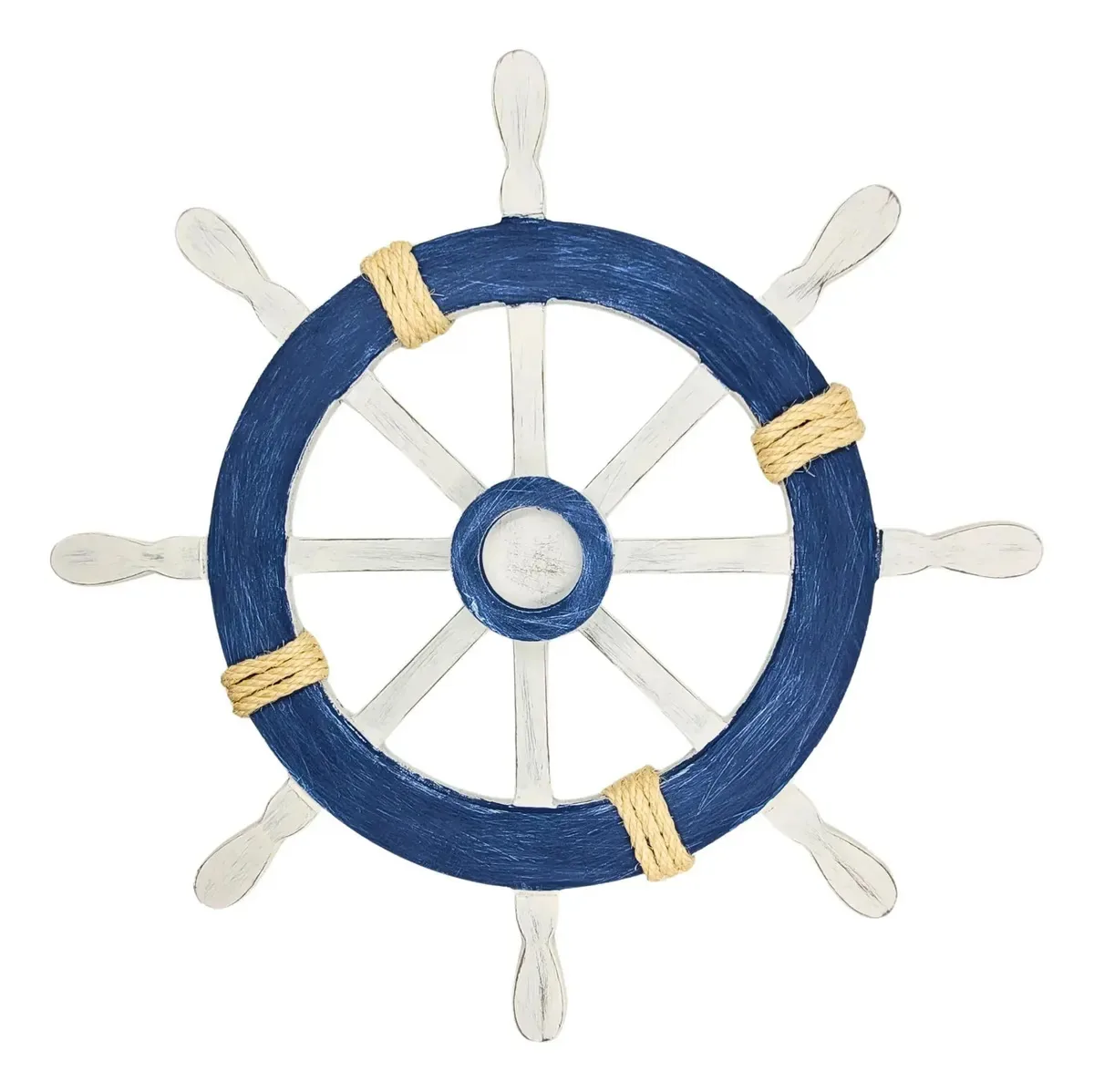 Quadro Decorativo Tema Praia Náutico Timão Barco Veleiro Cor Azul-marinho Armação Branco