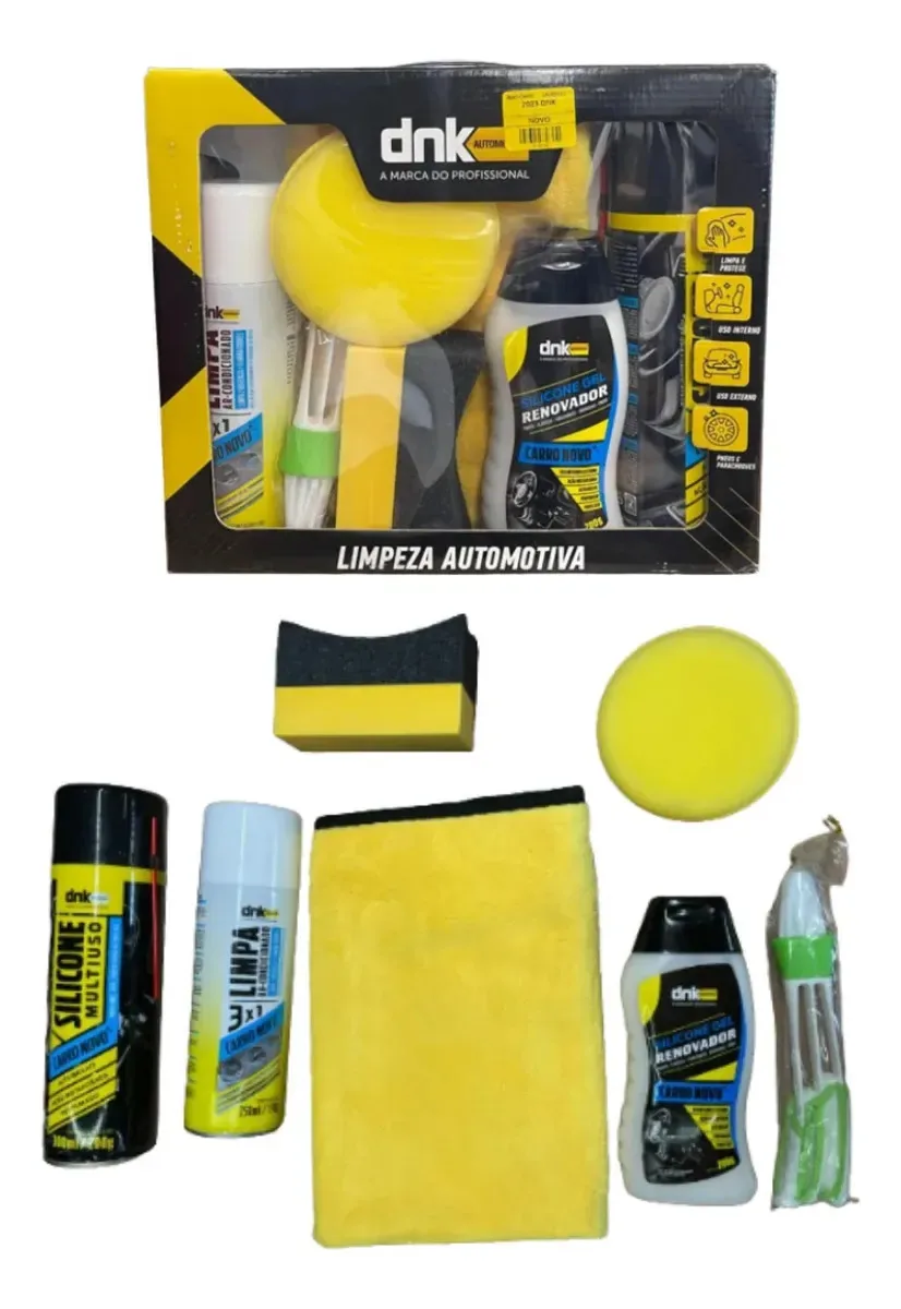 Kit Limpeza Automotiva Dnk Completa Especial Premium Detailer