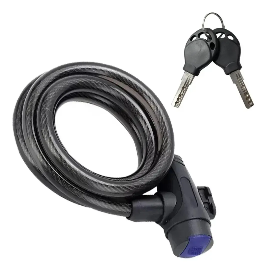 Cabo Antifurto Para Moto Com 2 Chaves 15mmx1m