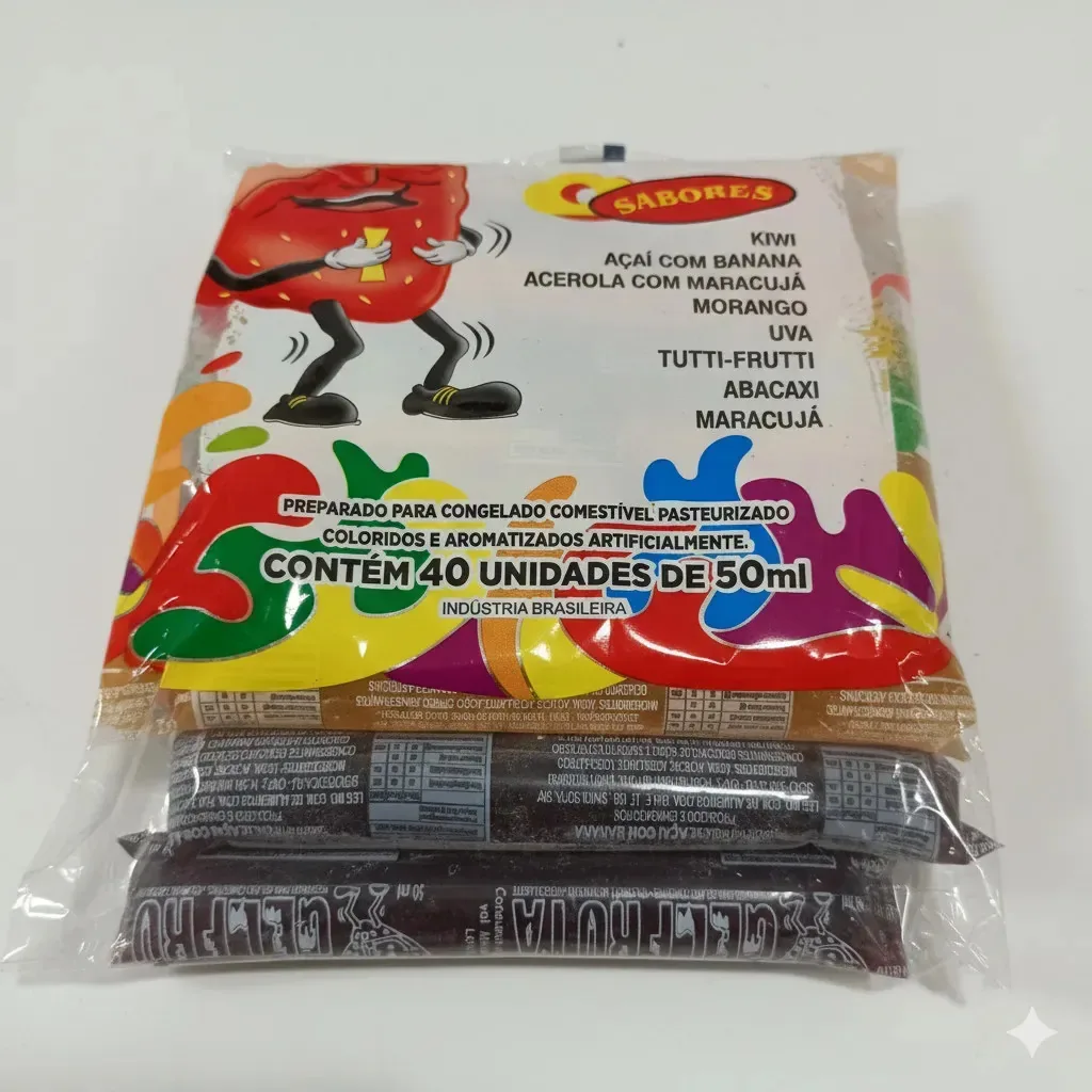 Geladinho Gel Fruta 40x55ml