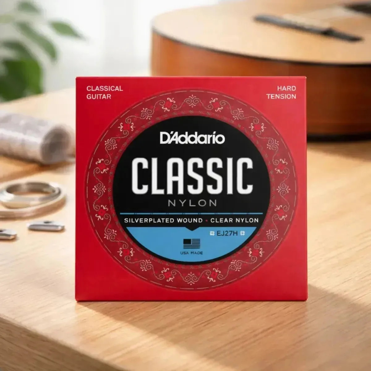 Encordoamento Corda De Violao Nylon D'addario Ej27h