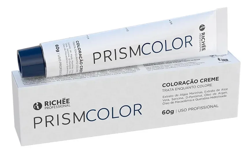 Coloracao Individual Permanente Richee Prismcolor 6.34 Lou Esc Dour 1un