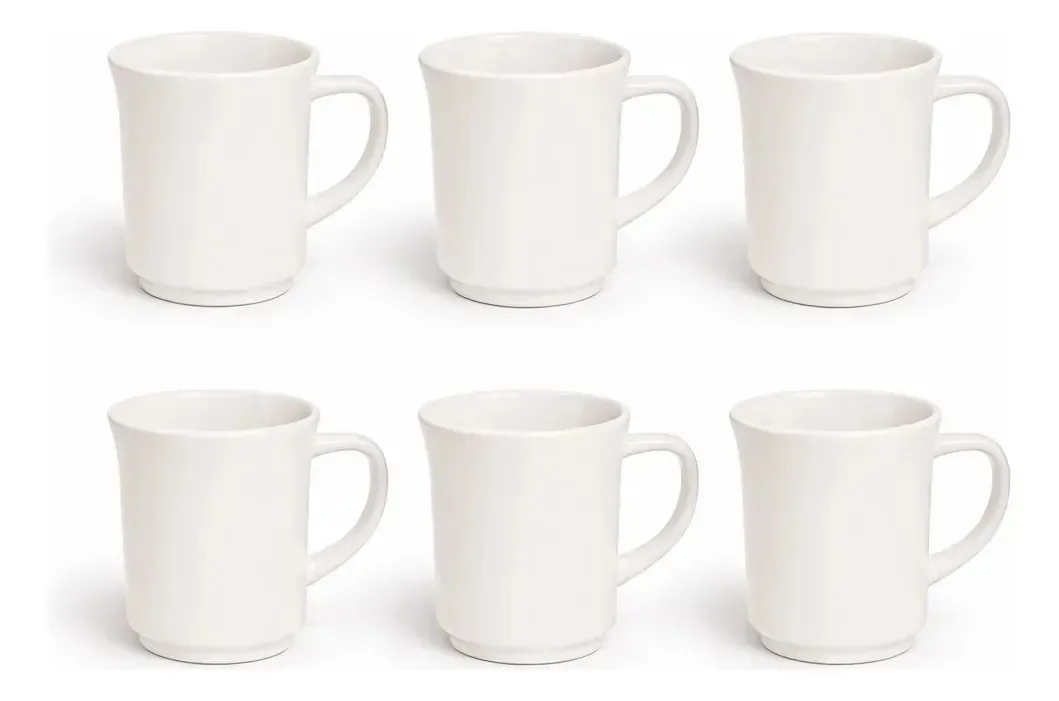 Caneca Porcelana Branca 190ml