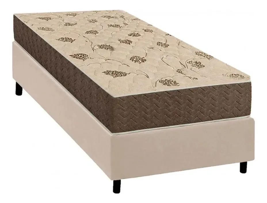 Cama Box Crc Solteiro +colchão D33 Comfortpedic Orthoflex