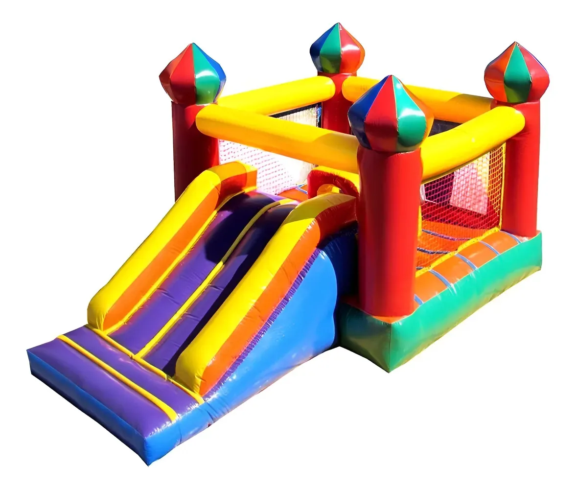 Castelo Escorrega Inflável Infláveis Mami Brinquedos De 1.11m X 44cm X 67cm Cor Multicolorido