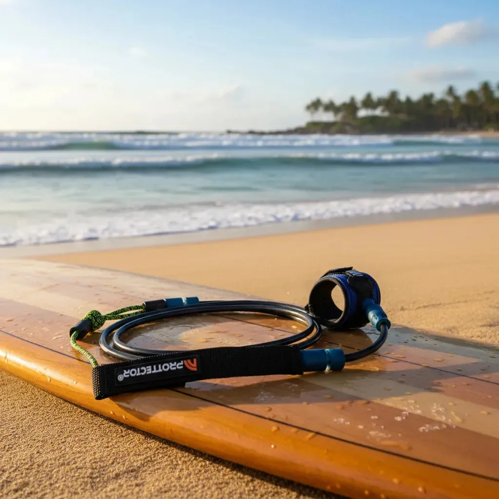 Leash Para Prancha De Surf Prottector Leash Regular Surf Azul 1.82m 6.5mm