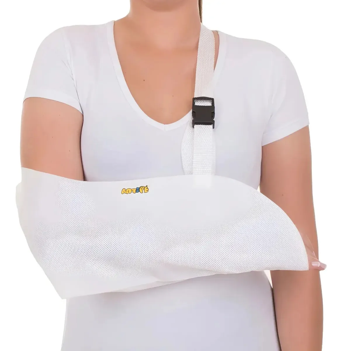 Tipoia Para Braço Promocional Pct De 100pç Bilateral Branco Tamanho G