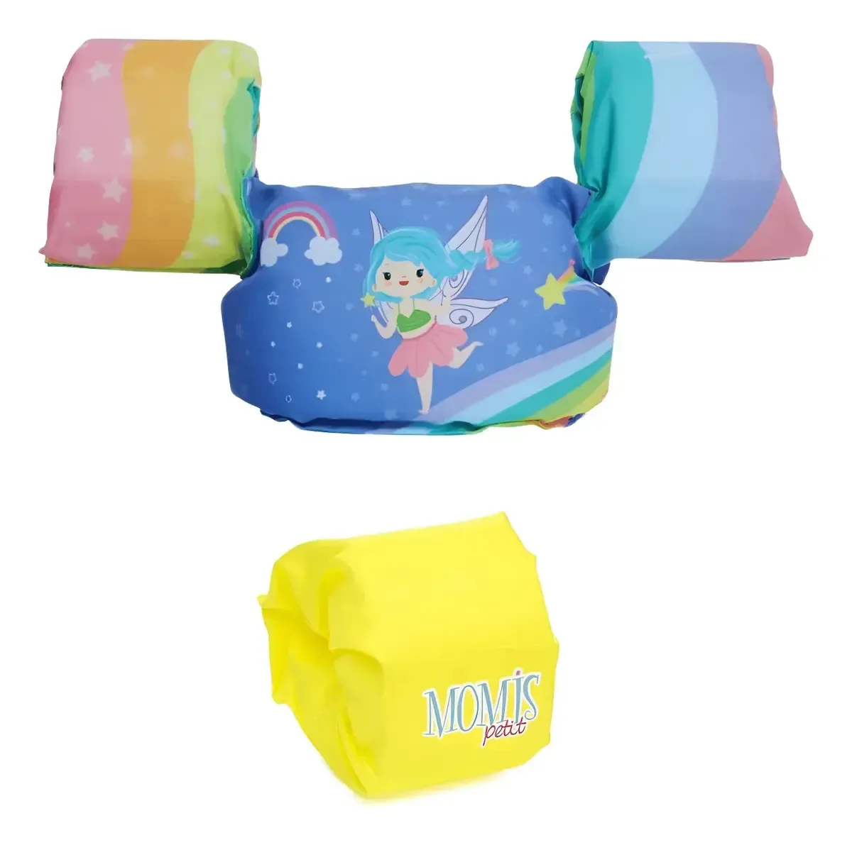 Boia Auxiliar Salva-vidas + Boia Homologada Infantil Fada