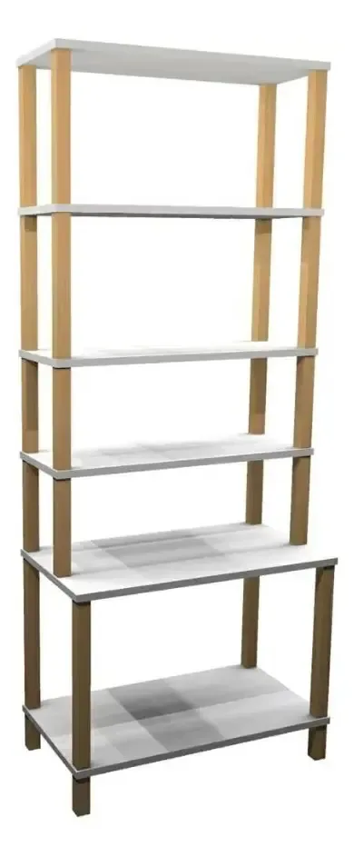 Estante 72x38x177 Branca Branco