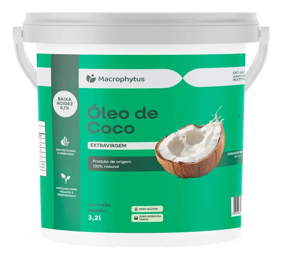 Óleo De Coco Extravirgem 3,2l