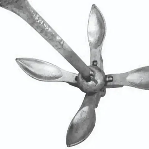 Ancora Fouding Galvanizada Dobrável 1,2 Kg Jet Caiaque