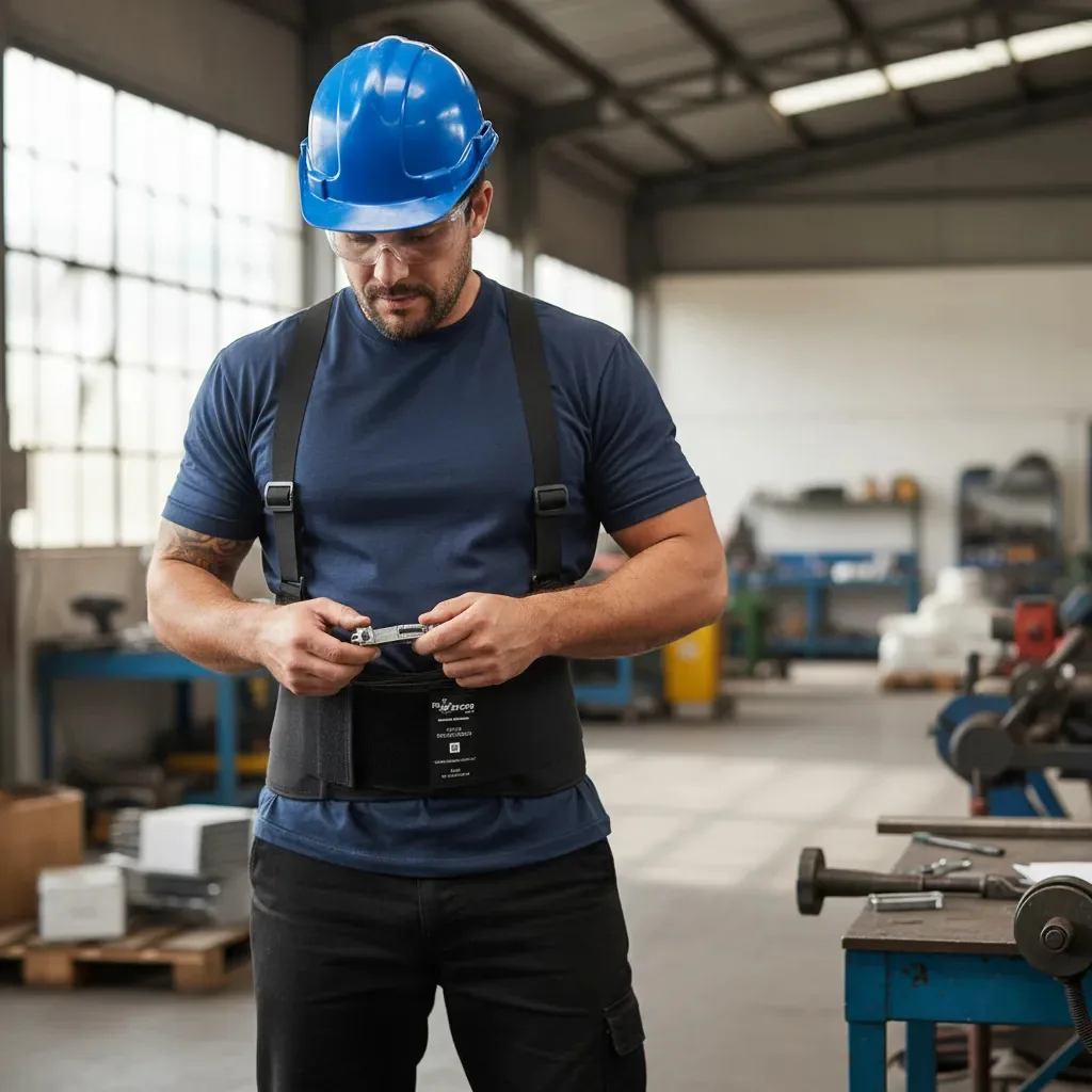 Cinta Ergonômica Ajustável Plastcor para Trabalho, Tamanho G