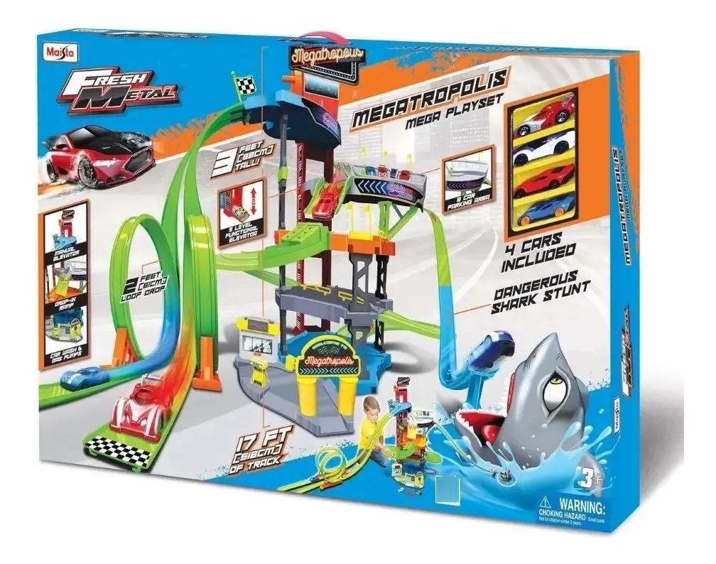 Pista Megatropolis Fresh Metal - Maisto