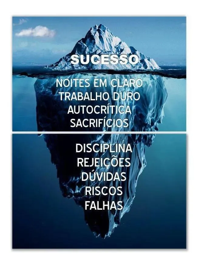 Quadro Decorativo Iceberg Do Sucesso 76x57 Sala Quarto Cor Outro