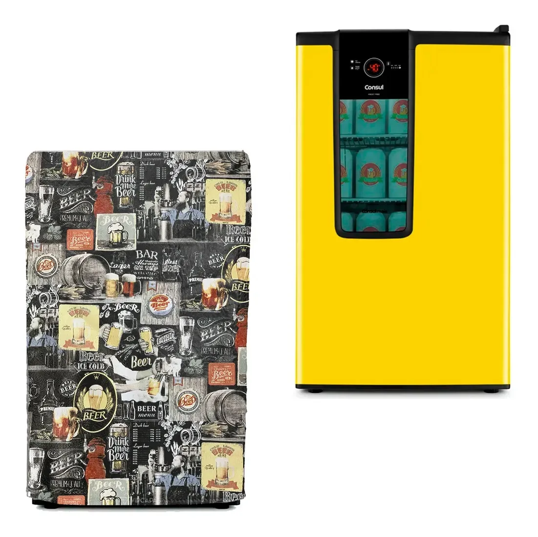 Capa Cervejeira Consul Mais Estampada Abertura E Fechamento