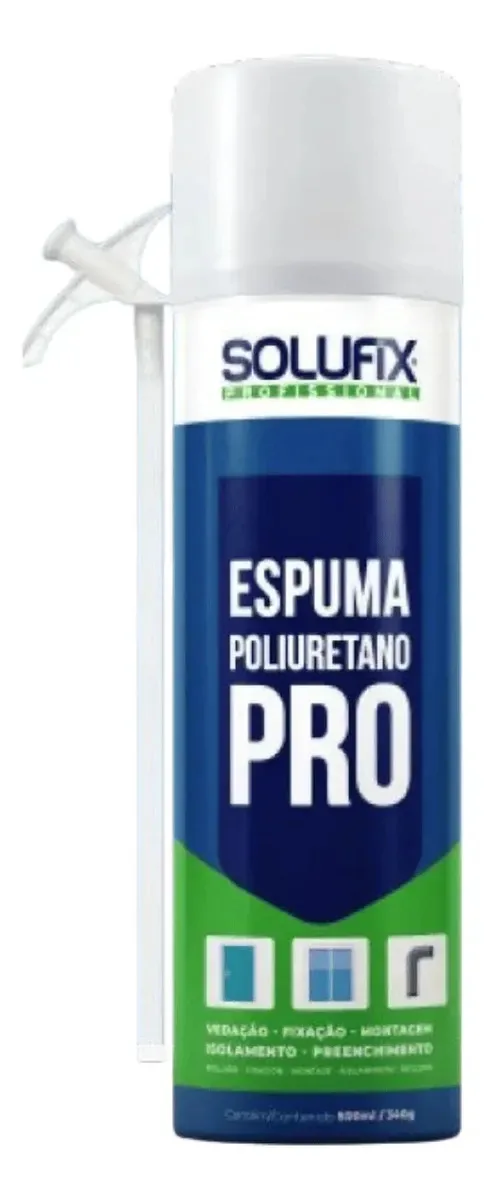 Espuma Expansiva Pu Poliuretano Vedação Preenchimento 500ml