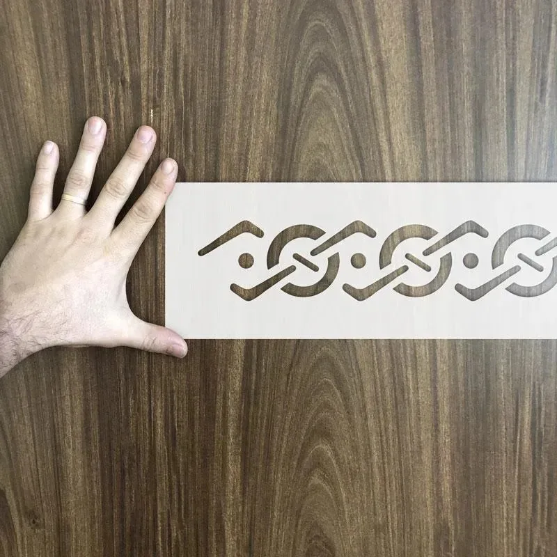 Stencil Decor Borda Vivara (90x6cm)