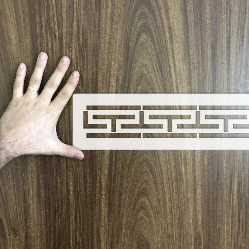 Stencil Decor Borda Grega (55x10cm)