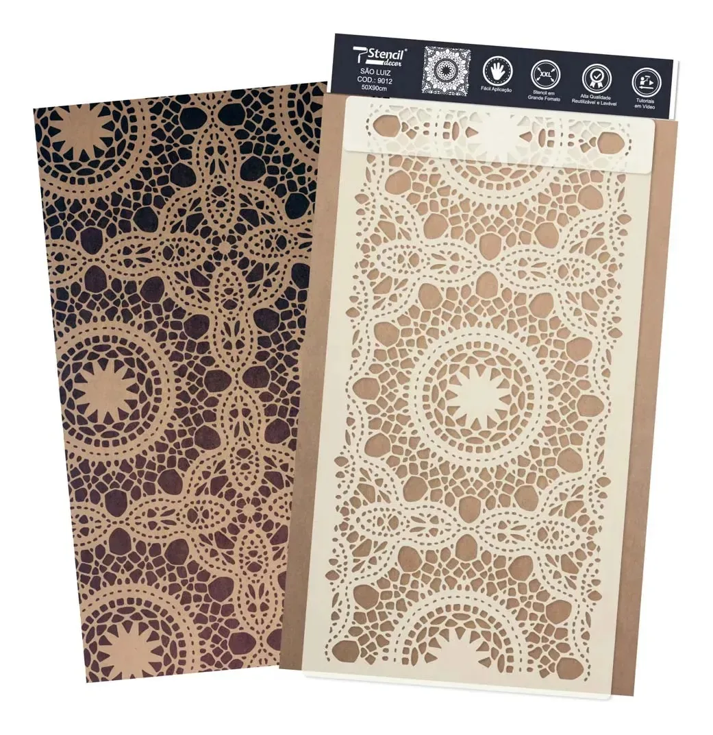 Stencil Decor Renda São Luís (90x48cm)
