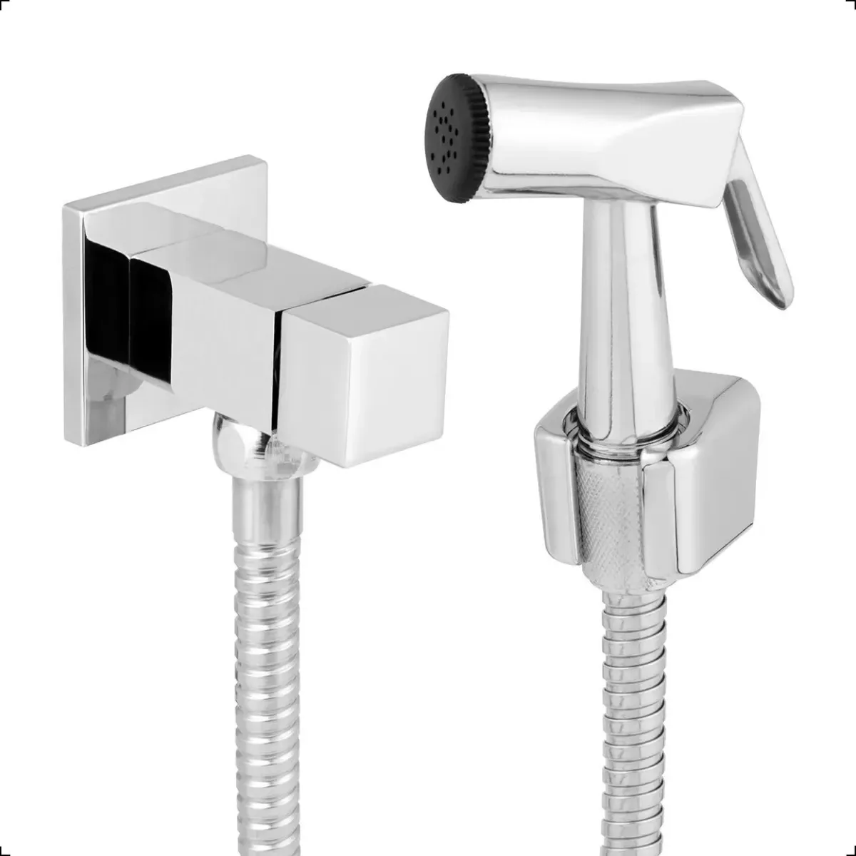 Ducha Higiênica Intima Chuveirinho Banheiro Aço Inox Luxo