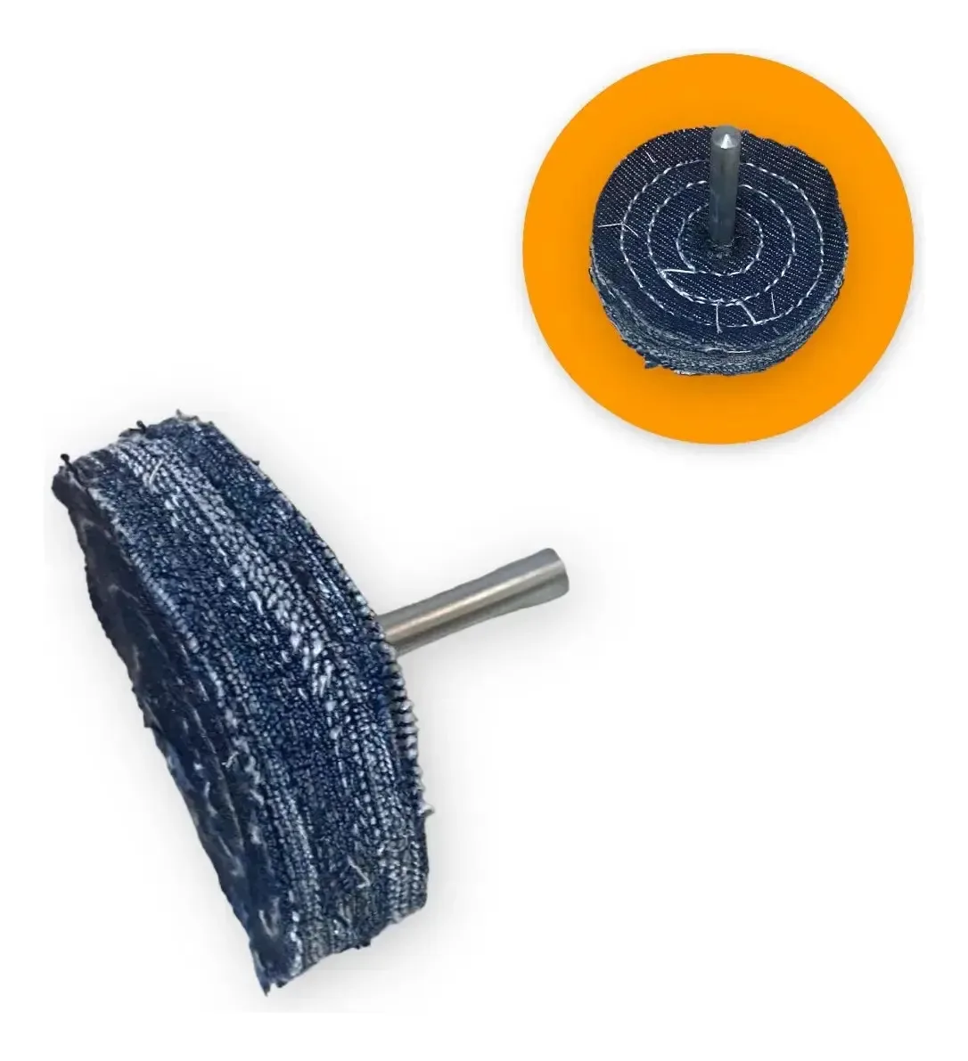 Roda Jeans 60mm C Haste - Polimento Espelhamento Resina Pu Azul