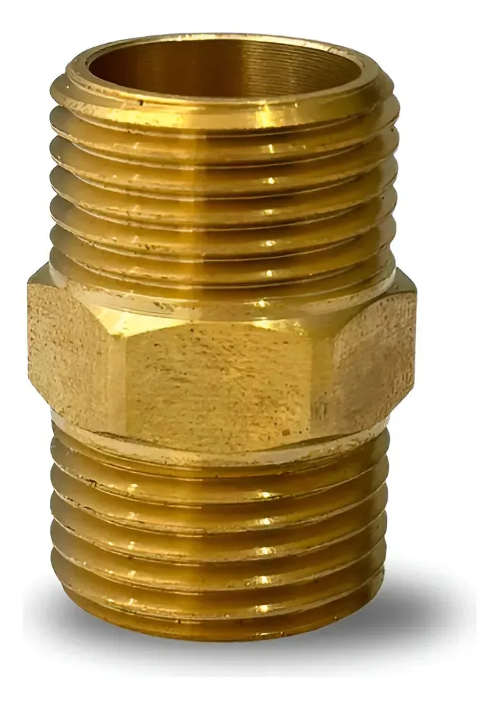 Niple Latão 1/2 Para Flexível Torneira Dourado