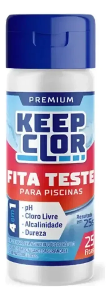 Keepclor Fita Teste 1 Unidade - Kit Teste Água Piscina