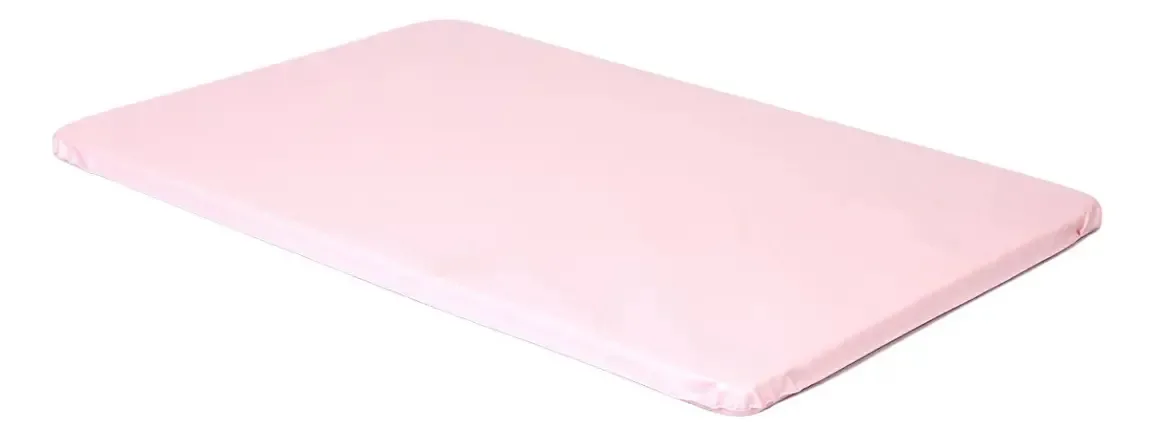 Trocador Cômoda Colchão Estampado Menino Menina Impermeável Cor Rosa