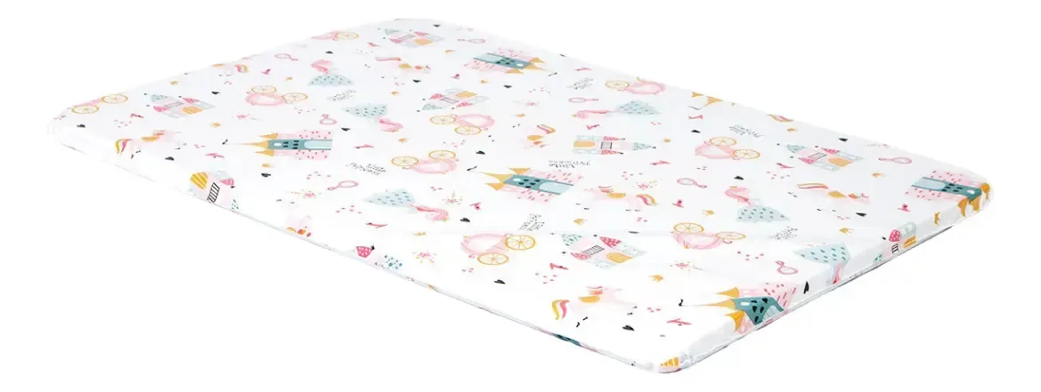 Trocador para bebês slin reto impermeável cômoda parede fraldário do pvc Ds Baby Cômoda/Parede Impermeável - Princesa