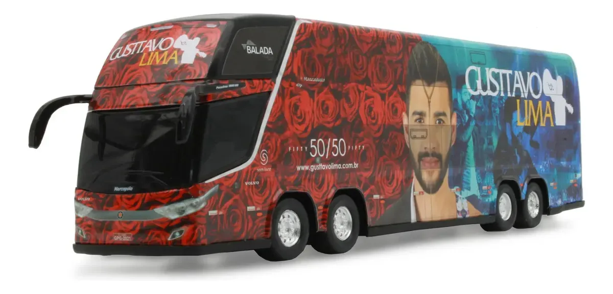 Ônibus Em Miniatura Gustavo Lima Dd
