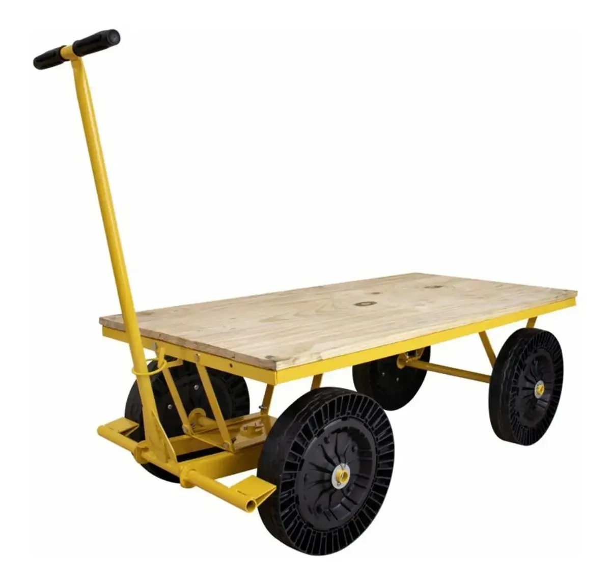 Carrinho Para Carga Quatro Rodas Capacidade 300kg Lynus Mp0