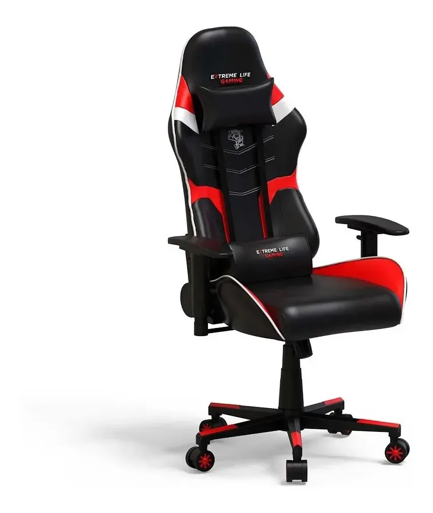 Cadeira ELG Gamer Scylla Vermelho Com Preto
