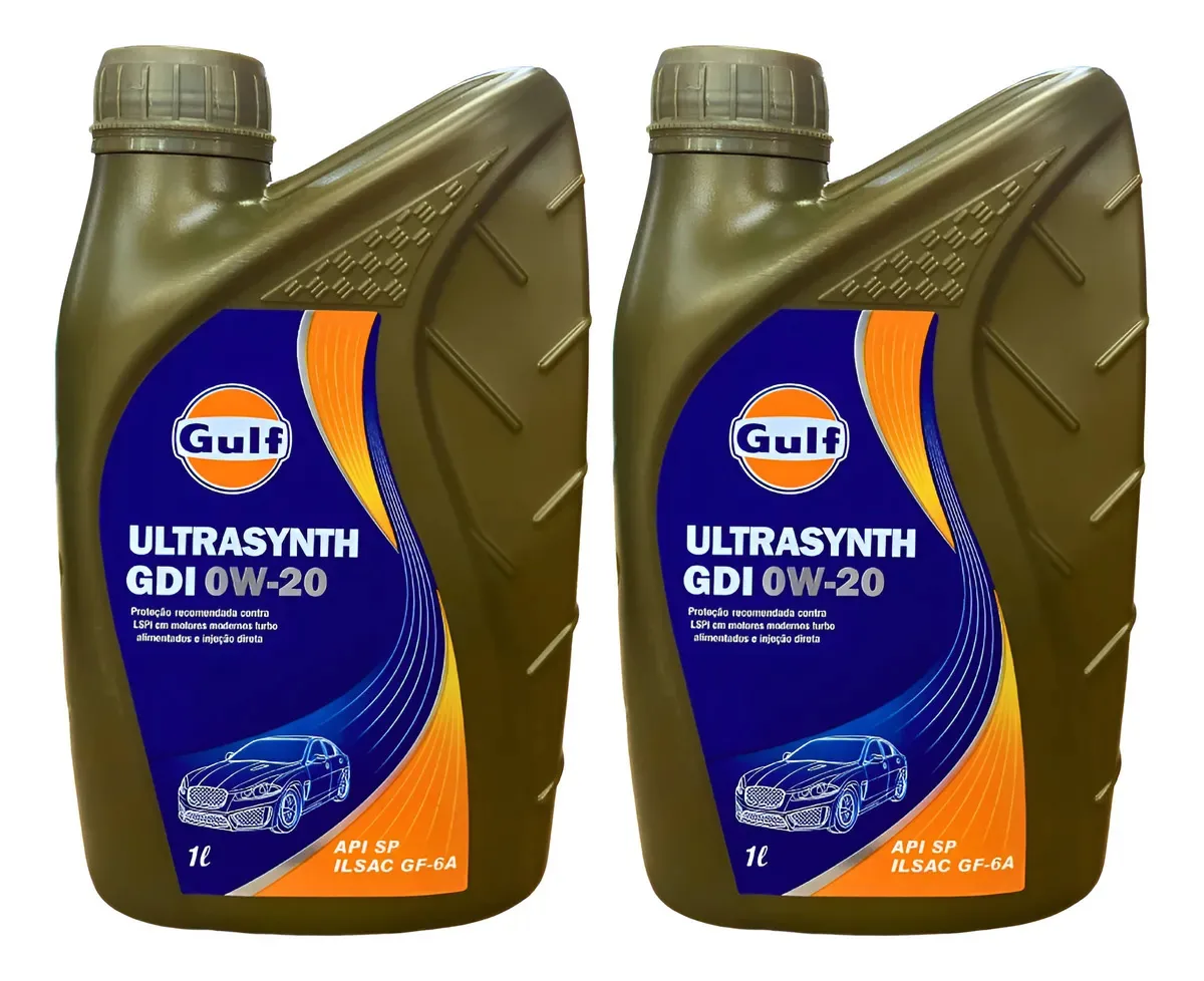 Óleo Motor Gulf Ultrasynth Gdi 0w20 Sintético 02 Litros