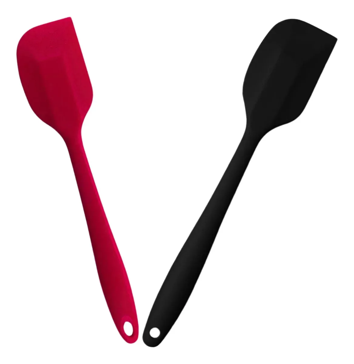 Kit de 2 Espátulas de Silicone SQ para Confeitaria e Massa, 28cm
