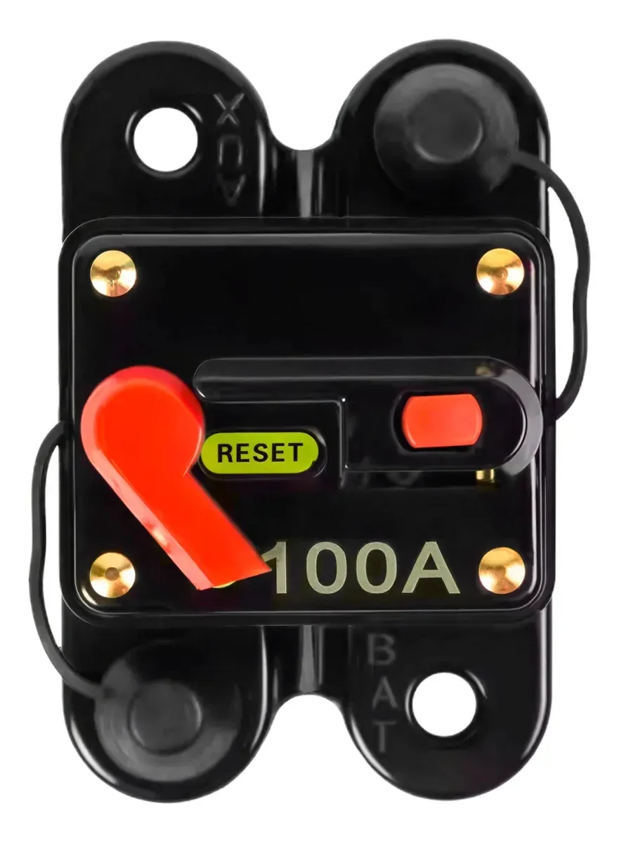 Chave Geral Disjuntor Som Automotivo 100a Proteção 12 Volts 12v