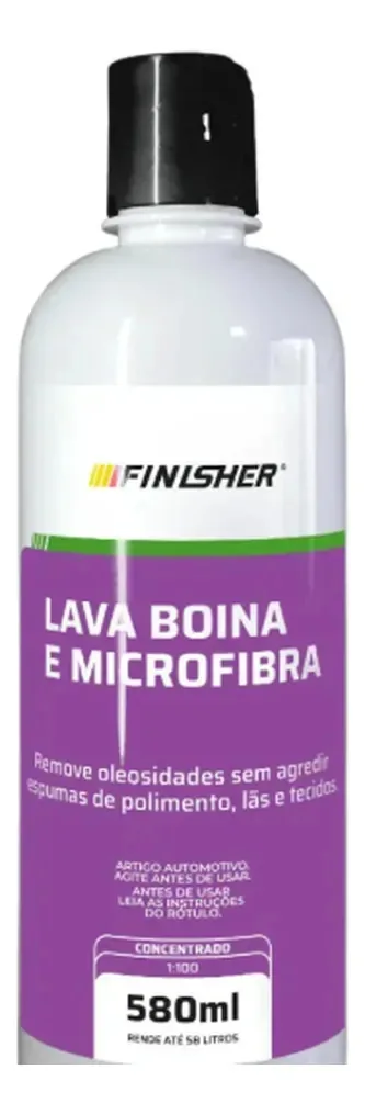Lava Boinas E Microfibra Finisher - Frasco 580ml