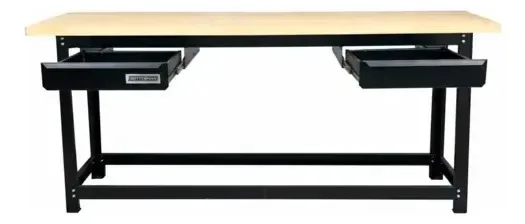 Bancada Aberta De 2.000 X 600 Mm C/ Tampo De Pinus Rotterman