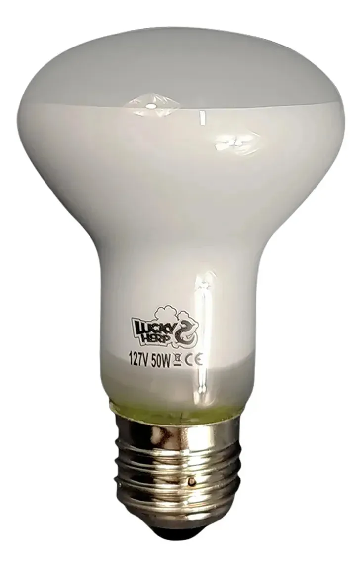Lâmpada de Aquecimento Lucky Herp JX-BK 50W UVA para Répteis e Anfíbios