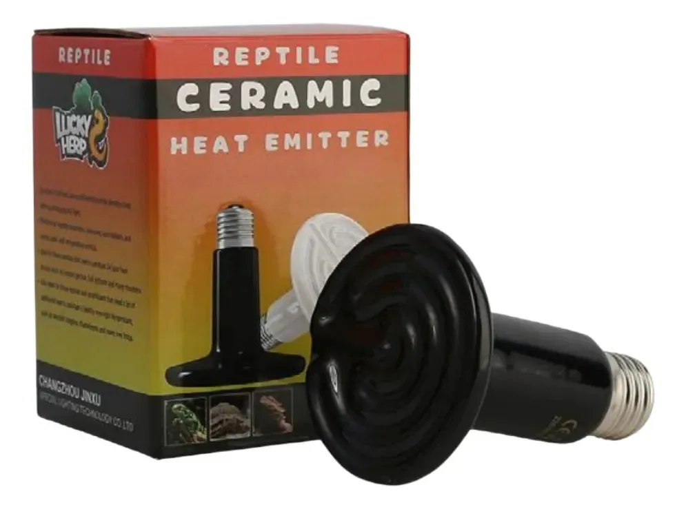 Lucky Herp Lâmpada De Cerâmica Aquecimento Para Répteis 100w