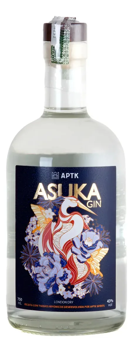 Gin Asuka Aptk Spirits Garrafa 750ml