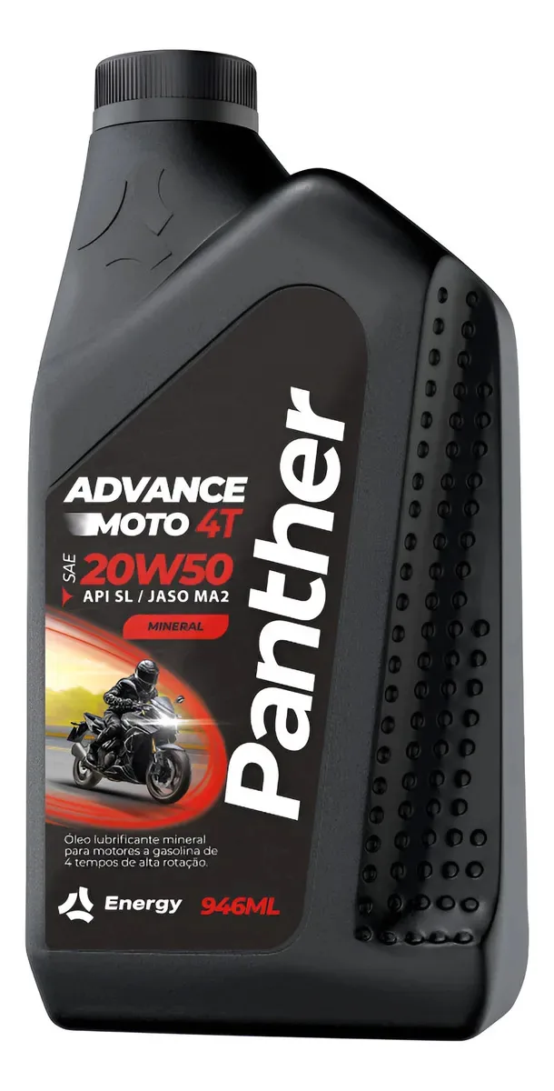 Óleo Motor Panther 20w50 Mineral Moto 4t 1 L