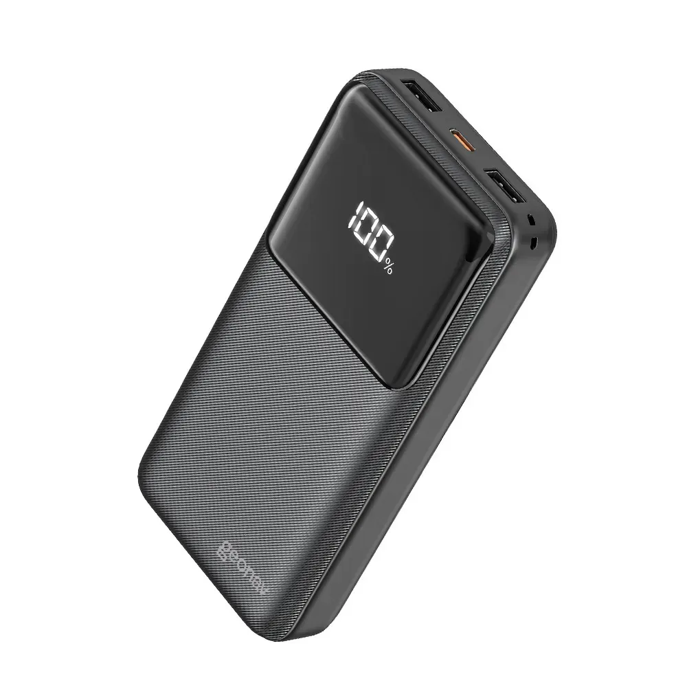 Carregador Portátil Power Bank 20.000 20w Geonav Preto Powermax Edge