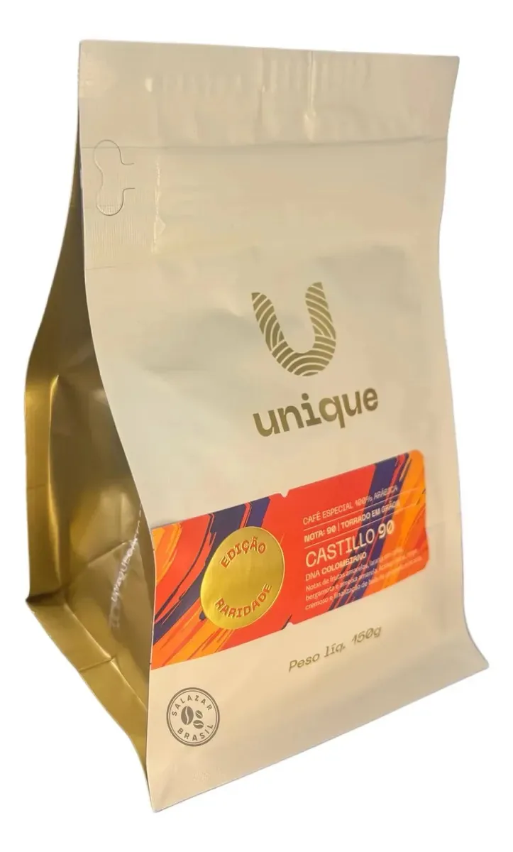 Café Especial Castillo 90 Dna Colombiano Unique Grãos 150g